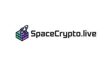 SpaceCrypto.live - Creative brandable domain for sale