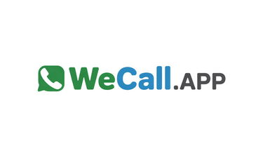 WeCall.App - Creative brandable domain for sale