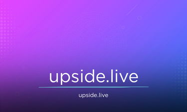 Upside.live - Creative brandable domain for sale