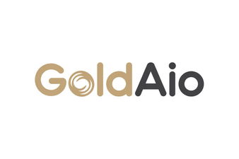 GoldAIO.com - Creative brandable domain for sale