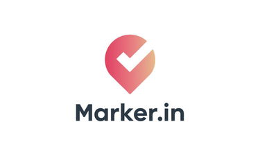 Marker.in - Creative brandable domain for sale