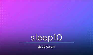 Sleep10.com - Creative brandable domain for sale