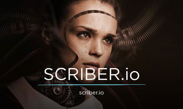 SCRIBER.io - Creative brandable domain for sale