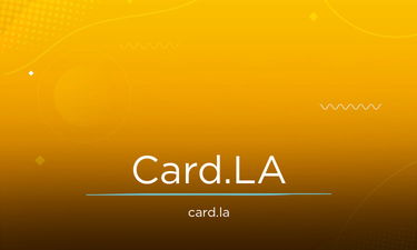 Card.LA - Creative brandable domain for sale