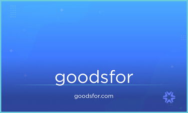 GoodsFor.com - Creative brandable domain for sale