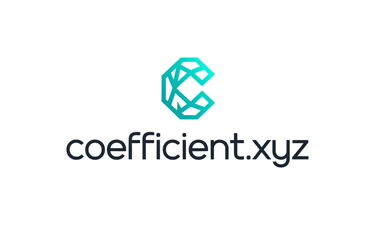 Coefficient.xyz - Creative brandable domain for sale