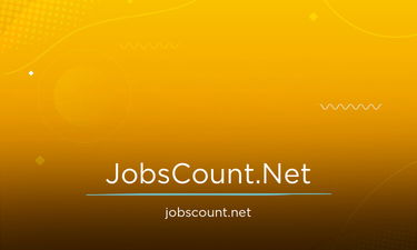 JobsCount.Net - Creative brandable domain for sale
