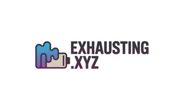 Exhausting.xyz - Creative brandable domain for sale