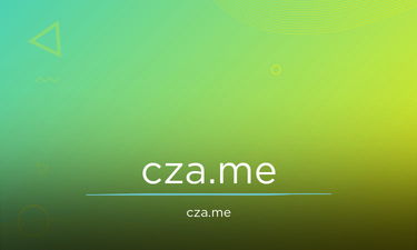 CZA.me - Creative brandable domain for sale