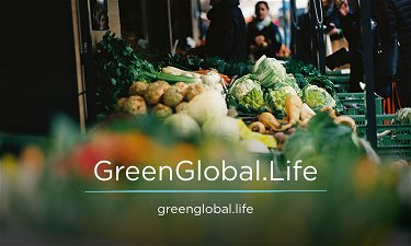 GreenGlobal.Life - Creative brandable domain for sale