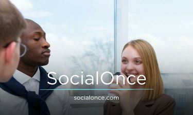 SocialOnce.com - Creative brandable domain for sale