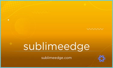 SublimeEdge.com - Creative brandable domain for sale