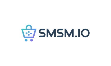 Smsm.io - Creative brandable domain for sale