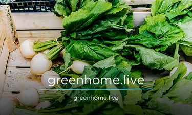 Greenhome.Live - Creative brandable domain for sale