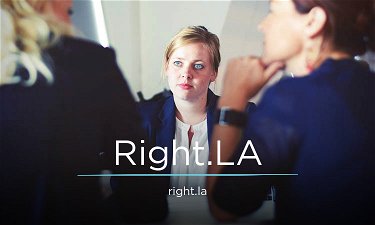 Right.LA - Creative brandable domain for sale