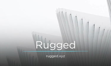 Rugged.xyz - Creative brandable domain for sale