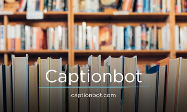 Captionbot.com - Creative brandable domain for sale
