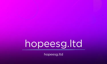 HopeESG.ltd - Creative brandable domain for sale
