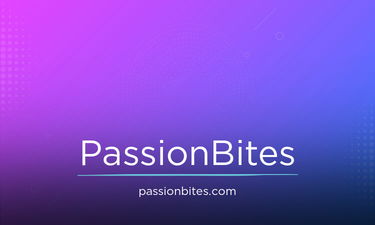 PassionBites.com - Creative brandable domain for sale