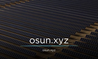 osun.xyz - Creative brandable domain for sale