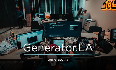 Generator.LA - Creative brandable domain for sale