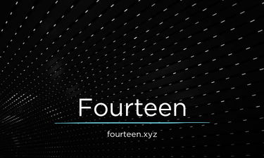 Fourteen.xyz - Creative brandable domain for sale