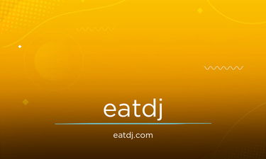 EatDJ.com - Creative brandable domain for sale