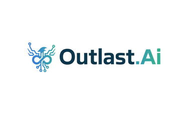 Outlast.ai - Creative brandable domain for sale