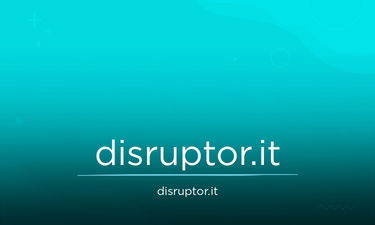 Disruptor.it - Creative brandable domain for sale