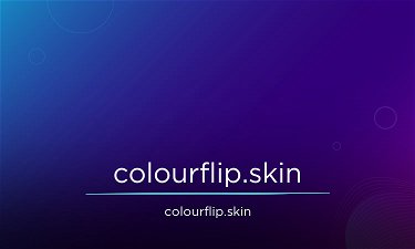 ColourFlip.skin - Creative brandable domain for sale