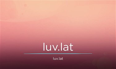 Luv.lat - Creative brandable domain for sale
