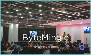 ByteMingle.com - Creative brandable domain for sale