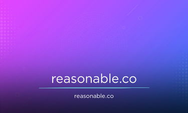 Reasonable.co - Creative brandable domain for sale