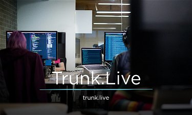 Trunk.Live - Creative brandable domain for sale
