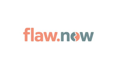 Flaw.now - Creative brandable domain for sale