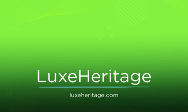 LuxeHeritage.com - Creative brandable domain for sale