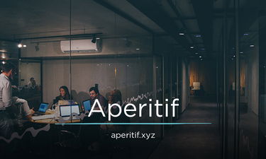 Aperitif.xyz - Creative brandable domain for sale