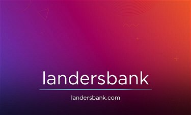 LandersBank.com - Creative brandable domain for sale