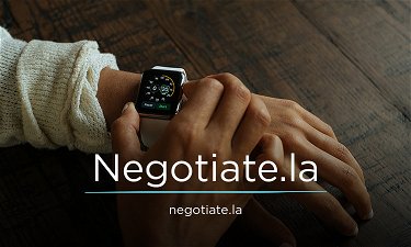 Negotiate.la - Creative brandable domain for sale