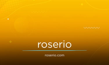 Roserio.com - Creative brandable domain for sale