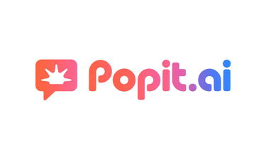Popit.ai - Creative brandable domain for sale