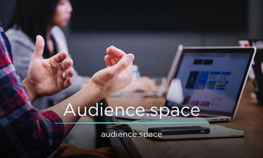 Audience.space - Creative brandable domain for sale
