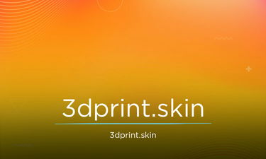 3DPrint.skin - Creative brandable domain for sale