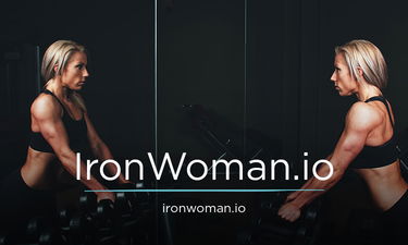 IronWoman.io - Creative brandable domain for sale