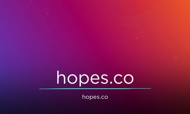 Hopes.co - Creative brandable domain for sale