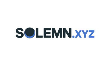 Solemn.xyz - Creative brandable domain for sale