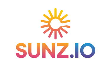 SUNZ.io - Creative brandable domain for sale