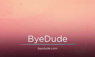 ByeDude.com - Creative brandable domain for sale