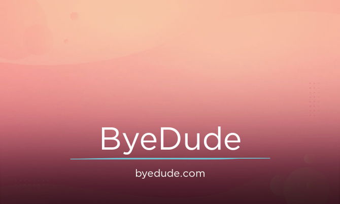 ByeDude.com