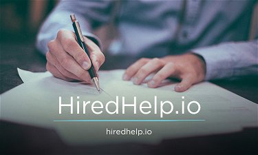 HiredHelp.io - Creative brandable domain for sale